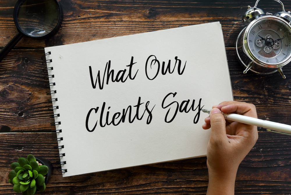 client reviews